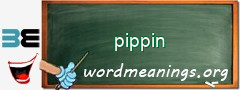 WordMeaning blackboard for pippin